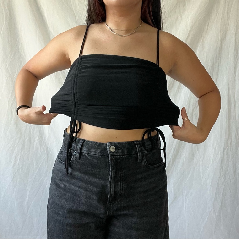 Black cinch top - Picture 3 of 5